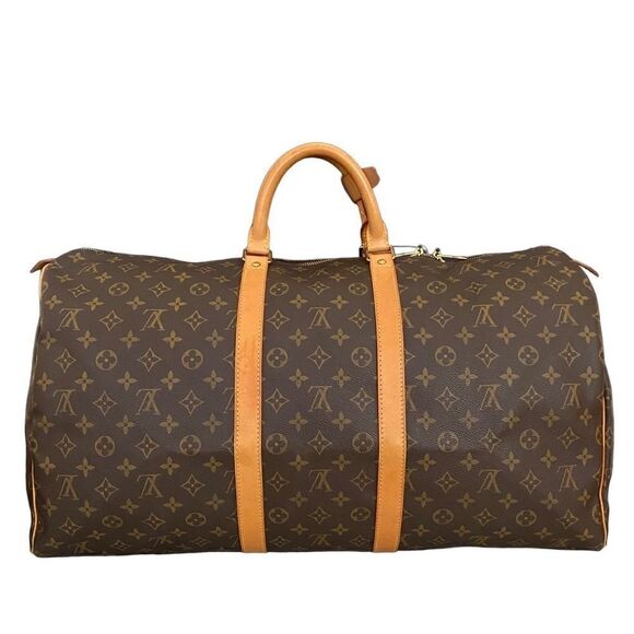 LOUIS VUITTON Monogram Keepall 55 Travel Bag 🧳 FL0081 - Picture 5 of 17